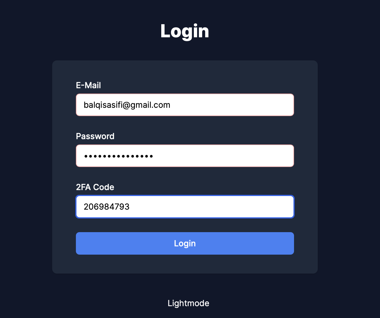 masukan kode verifikasi