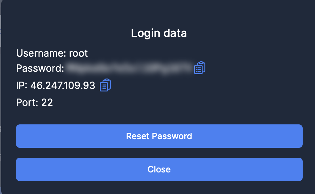 info akses vps